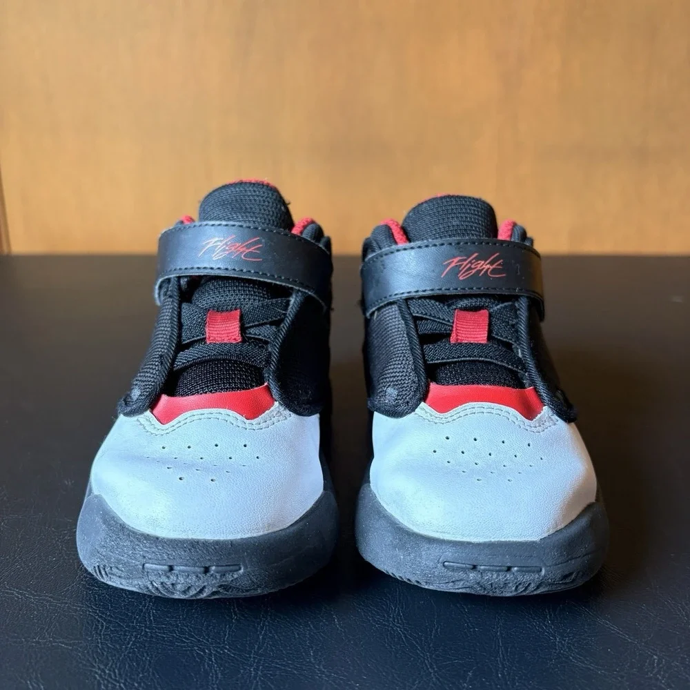 Jordan Max Aura 4 TD Toddler Sneakers Size 9C Red Black White Basketball Shoes